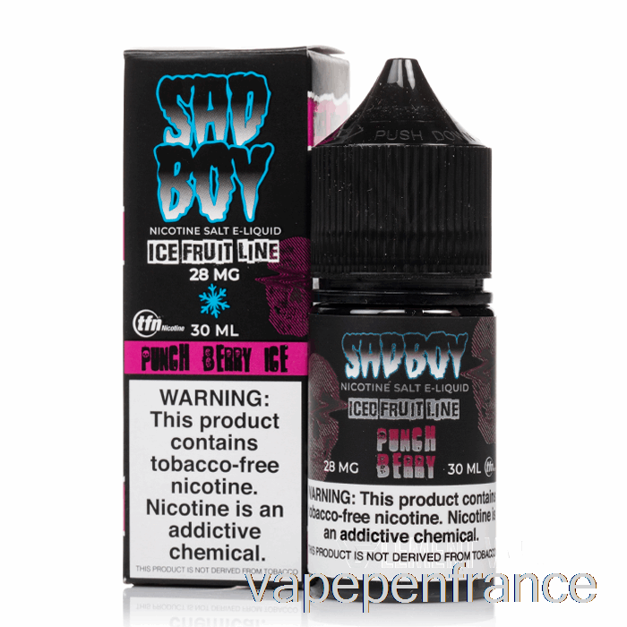 Baie De Punch à Glace - Sels De Sadboy - Stylo Vape 30 Ml 48 Mg